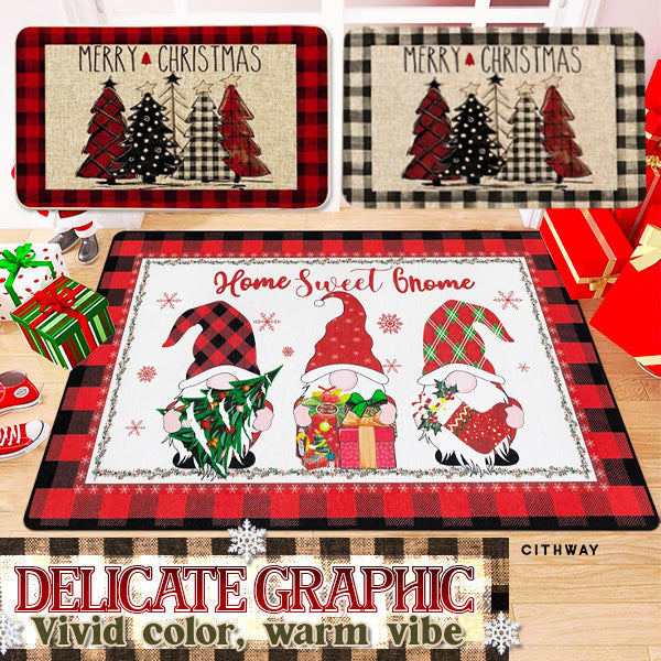 Dobshow™ Vintage Christmas Non-slip Door Mat